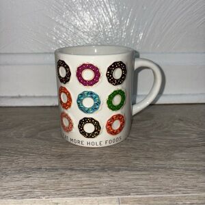 Eat More Hole Foods Embossed Donut Mug Ceramic